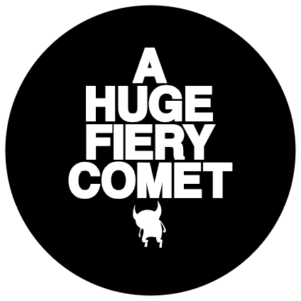 A Huge Fiery Comet roundel
